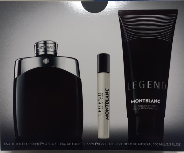 MONTBLANC LEGEND CONFEZIONE REGALO EDT 100 ML + TRAVEL SIZE 7,5 ML + GEL DOCCIA 100 ML - immagine 2