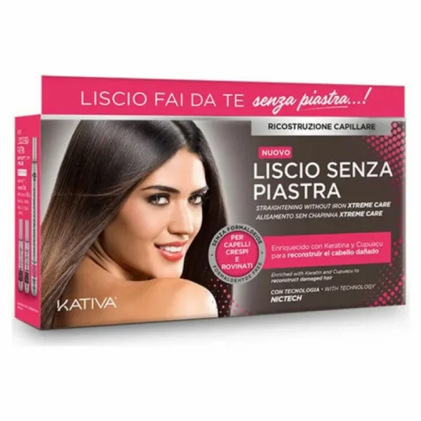 KATIVA LISCIO SENZA PIASTRA KIT STIRATURA PER CAPELLI CRESPI E ROVINATI